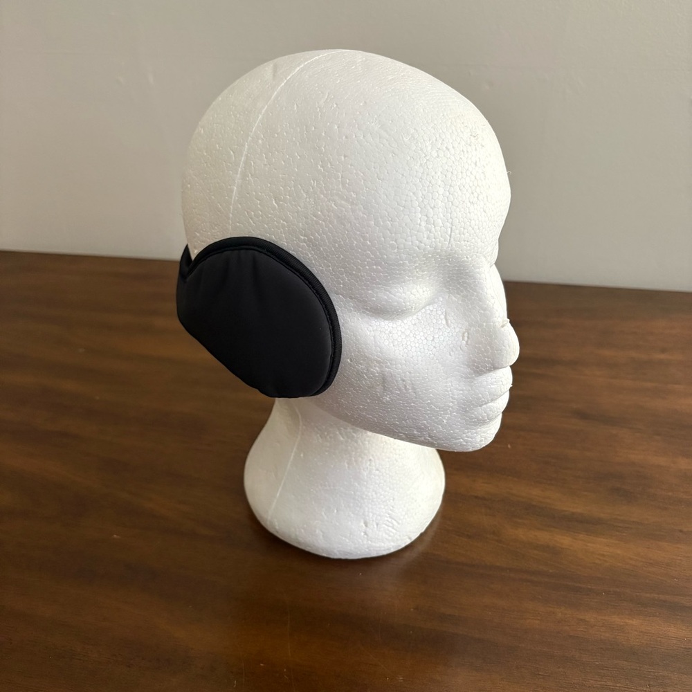 Degrees Women’s Black Flexible Adjustable Ear Band Warmer Headband Running